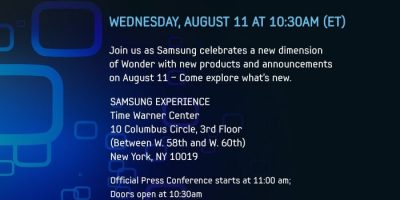 Samsung invita a conferencia donde revelará nuevos productos