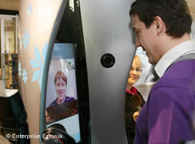 La primera cabina Skype del mundo