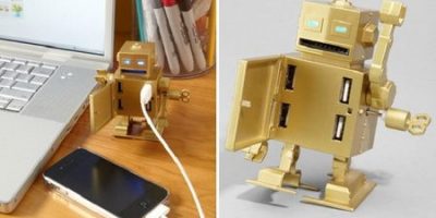 Roboto, un simpático concentrador USB