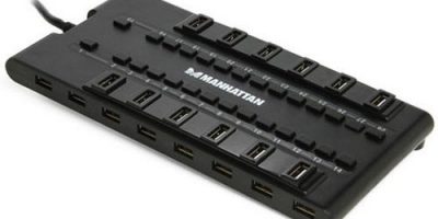 MondoHub, un hub con 28 puertos USB