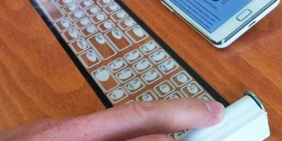 Qii, un genial teclado móvil que puede ser enrollado