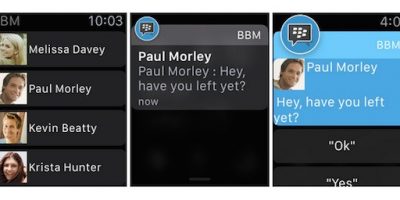 BBM llega al Apple Watch