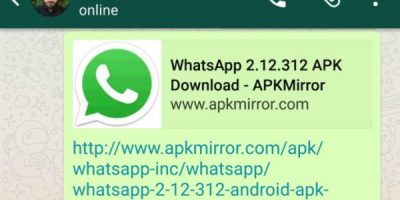 WhatsApp mostrará previsualizaciones de URLs