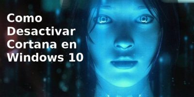 desactivar cortana windows 10