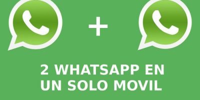 dos whatsapp en un solo telefono